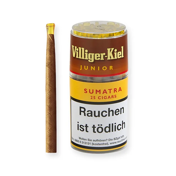 VILLIGER Kiel Junior Zigarren Sumatra Dose